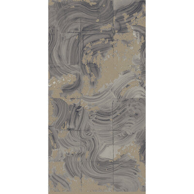 KRAVET COUTURE REARRANGEMENTS PRINT--MODERN-NOVELTY BRONZE,GREY,CAMEL   - W3581.1611.0