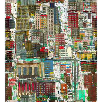 KRAVET COUTURE URBAN PLANNING PRINT--MODERN-NOVELTY MULTI,MULTI,   - W3583.319.0