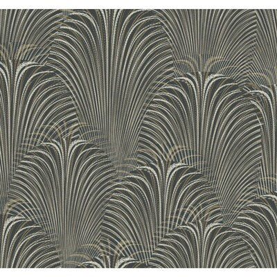 KRAVET DESIGN KRAVET DESIGN PRINT--MODERN-METALLIC BLACK,GOLD,WHITE   - W3592.841.0