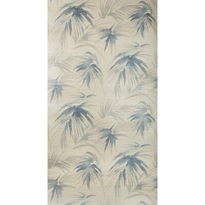 KRAVET DESIGN KRAVET DESIGN PRINT-GRASSCLOTH--BOTANICAL & FLORAL IVORY,BLUE,   - W3606.5.0