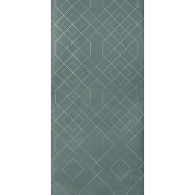 KRAVET DESIGN KRAVET DESIGN PRINT--GEOMETRIC-METALLIC TEAL,SPA,METALLIC   - W3613.35.0