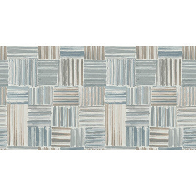 KRAVET COUTURE PALENQUE PRINT--ABSTRACT-MODERN SLATE,BLUE,   - W3630.52.0