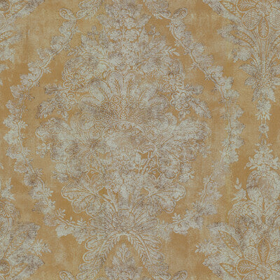 KRAVET DESIGN KRAVET DESIGN PRINT--DAMASK- YELLOW,GREY,GOLD   - W3715.40.0