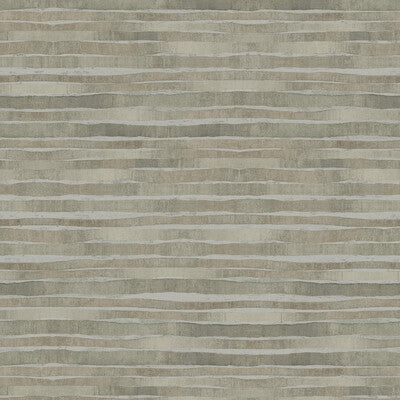 KRAVET DESIGN KRAVET DESIGN PRINT--METALLIC-STRIPES BROWN,BRONZE,METALLIC   - W3716.16.0