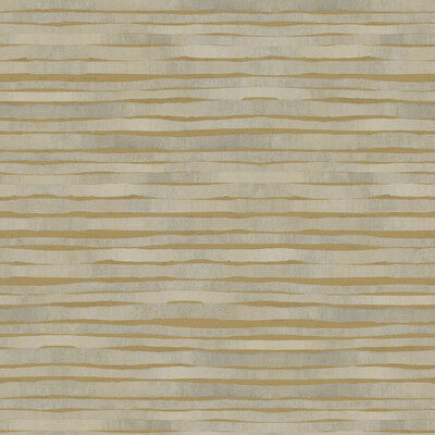 KRAVET DESIGN KRAVET DESIGN PRINT--METALLIC-STRIPES GOLD,BEIGE,METALLIC   - W3716.4.0