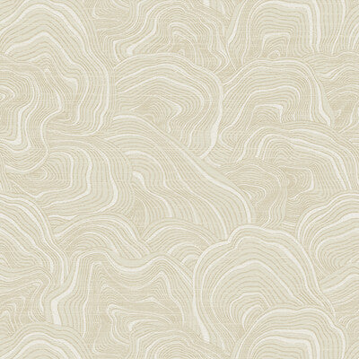 KRAVET DESIGN KRAVET DESIGN PRINT--GEOMETRIC-METALLIC BEIGE,WHITE,IVORY   - W3719.116.0