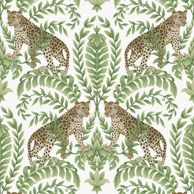 KRAVET DESIGN KRAVET DESIGN PRINT--FLORA & FAUNA- WHITE,GREEN,BROWN   - W3721.101.0