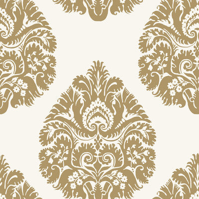 KRAVET DESIGN KRAVET DESIGN PRINT--DAMASK- GOLD,WHITE,   - W3726.4.0