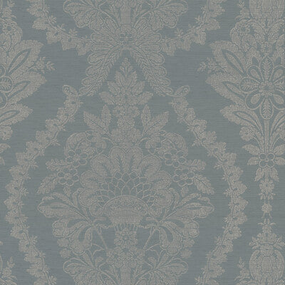 KRAVET DESIGN KRAVET DESIGN PRINT--DAMASK- BLUE,IVORY,   - W3729.5.0