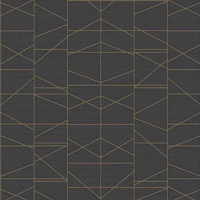 KRAVET DESIGN KRAVET DESIGN PRINT--GEOMETRIC- GOLD,BLACK,   - W3762.8.0