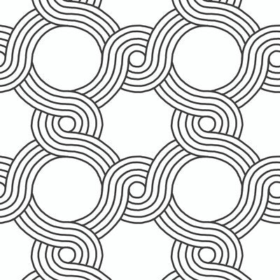 KRAVET DESIGN KRAVET DESIGN PRINT--GEOMETRIC- BLACK,WHITE,   - W3769.8.0