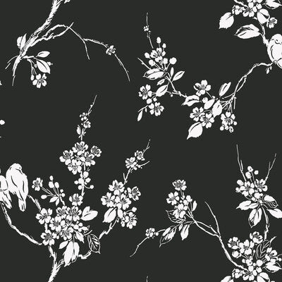 KRAVET DESIGN KRAVET DESIGN PRINT--FLORA & FAUNA- BLACK,WHITE,   - W3773.8.0