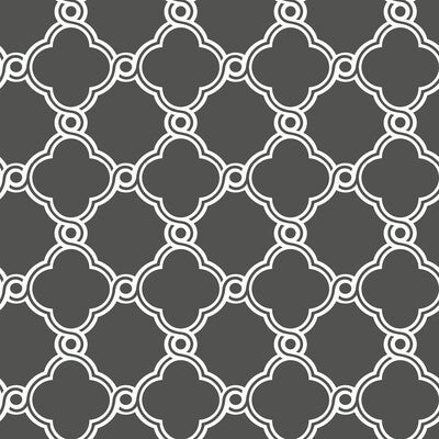 KRAVET DESIGN KRAVET DESIGN PRINT---LATTICE/SCROLLWORK GREY,WHITE,   - W3779.21.0