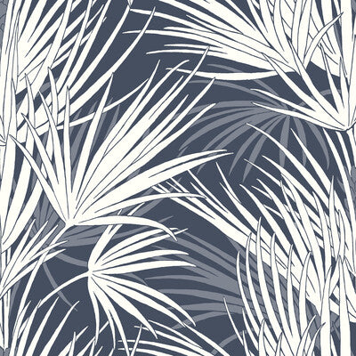 KRAVET DESIGN KRAVET DESIGN PRINT---TROPICAL DARK BLUE,WHITE,   - W3781.50.0