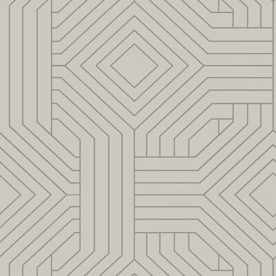 KRAVET DESIGN KRAVET DESIGN PRINT--GEOMETRIC- TAUPE,SILVER,   - W3798.11.0