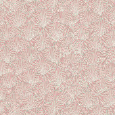 KRAVET DESIGN KRAVET DESIGN PRINT--CHINOISERIE-BOTANICAL & FLORAL CORAL,METALLIC,   - W3802.17.0