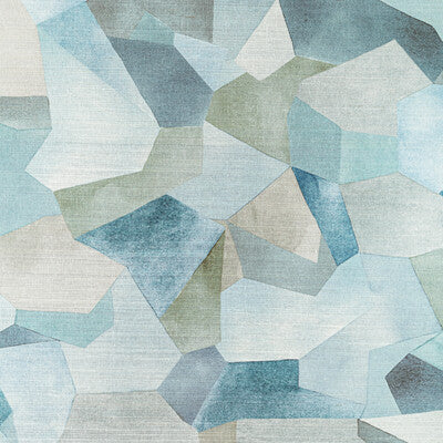 KRAVET COUTURE TAVORO SISAL PRINT-GRASSCLOTH-ABSTRACT-GEOMETRIC TEAL,TURQUOISE,   - W3826.5.0