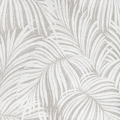 KRAVET COUTURE LEAF PAPERWEAVE PRINT--BOTANICAL & FLORAL-TROPICAL SILVER,GREY,   - W3833.11.0