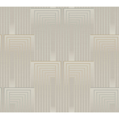 KRAVET DESIGN KRAVET DESIGN PRINT--GEOMETRIC-METALLIC TAUPE,SILVER,GOLD   - W3861.106.0