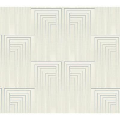 KRAVET DESIGN KRAVET DESIGN PRINT--GEOMETRIC-METALLIC BEIGE,BLUE,SILVER   - W3861.1615.0