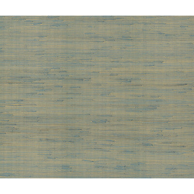 KRAVET DESIGN KRAVET DESIGN PRINT-GRASSCLOTH-METALLIC-TEXTURE BLUE,GOLD,   - W3874.54.0