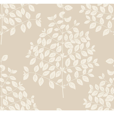 KRAVET DESIGN KRAVET DESIGN PRINT--BOTANICAL & FLORAL-METALLIC TAUPE,WHITE,   - W3875.106.0