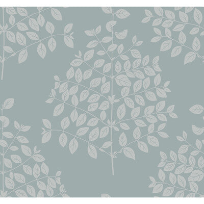 KRAVET DESIGN KRAVET DESIGN PRINT--BOTANICAL & FLORAL-METALLIC LIGHT BLUE,LIGHT GREY,   - W3875.1511.0