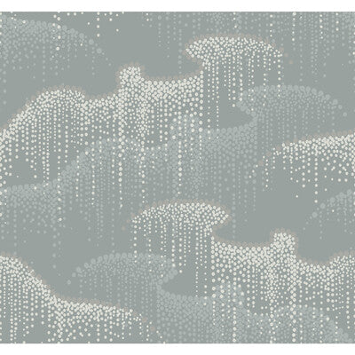 KRAVET DESIGN KRAVET DESIGN PRINT--GEOMETRIC-METALLIC LIGHT BLUE,SILVER,WHITE   - W3881.115.0