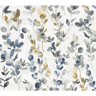 KRAVET DESIGN KRAVET DESIGN PRINT--BOTANICAL & FLORAL- BLUE,GREY,YELLOW   - W3883.511.0