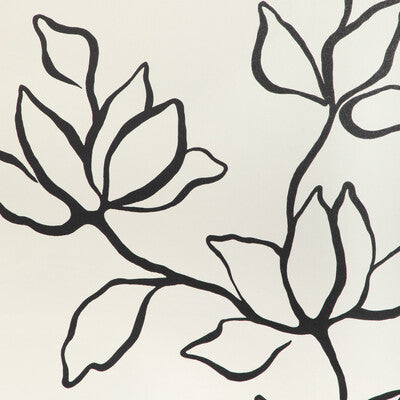 KRAVET COUTURE FLORAL SKETCH WP PRINT---BOTANICAL & FLORAL BLACK,WHITE,   - W3886.8.0