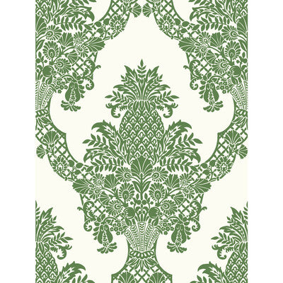 KRAVET DESIGN KRAVET DESIGN PRINT--DAMASK-METALLIC GREEN,WHITE,   - W3892.3.0