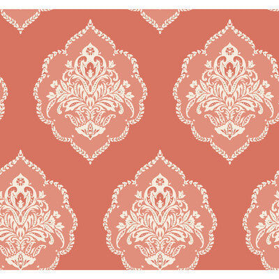 KRAVET DESIGN KRAVET DESIGN PRINT--DAMASK-METALLIC RED,RUST,WHITE   - W3893.719.0