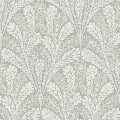 KRAVET DESIGN KRAVET DESIGN PRINT--BOTANICAL & FLORAL-DAMASK TURQUOISE,TAUPE,WHITE   - W3899.1311.0