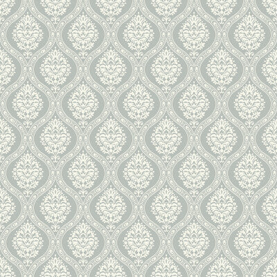 KRAVET DESIGN KRAVET DESIGN PRINT---DAMASK TURQUOISE,WHITE,   - W3900.113.0