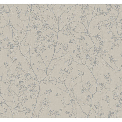 KRAVET DESIGN KRAVET DESIGN PRINT--BOTANICAL & FLORAL-METALLIC GREY,SILVER,   - W3905.11.0