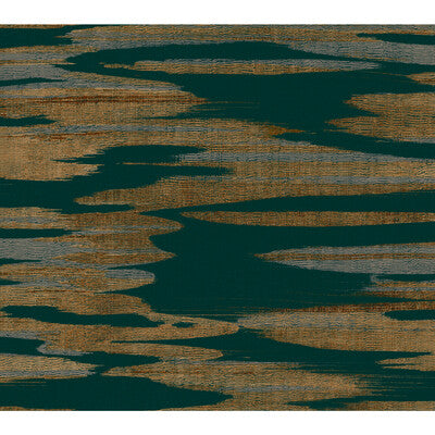 KRAVET DESIGN KRAVET DESIGN PRINT--MODERN- TEAL,GOLD,   - W3906.35.0