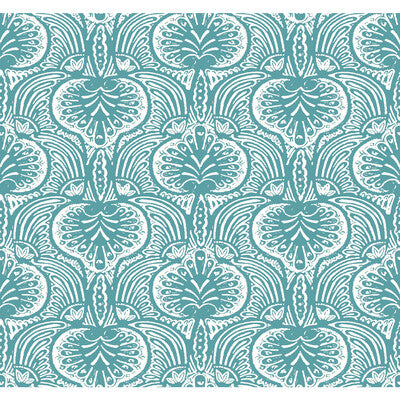 KRAVET DESIGN KRAVET DESIGN PRINT---DAMASK LIGHT BLUE,WHITE,   - W3911.5.0