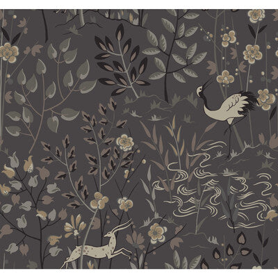 KRAVET DESIGN KRAVET DESIGN PRINT--BOTANICAL & FLORAL-ANIMAL/INSECTS GREY,BROWN,   - W3912.21.0