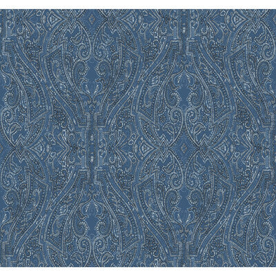 KRAVET DESIGN KRAVET DESIGN PRINT---DAMASK BLUE,WHITE,   - W3913.5.0