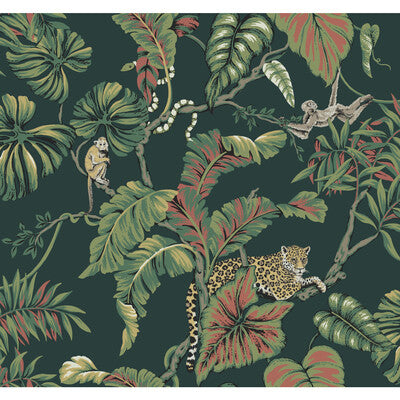 KRAVET DESIGN KRAVET DESIGN PRINT--BOTANICAL & FLORAL-ANIMAL/INSECTS GREEN,GREEN,   - W3915.303.0