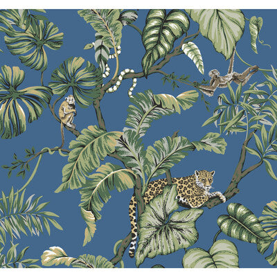 KRAVET DESIGN KRAVET DESIGN PRINT--BOTANICAL & FLORAL-ANIMAL/INSECTS BLUE,GREEN,   - W3915.5.0