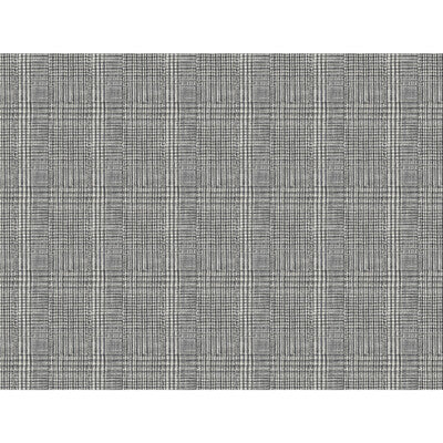 KRAVET DESIGN KRAVET DESIGN PRINT--PLAID / CHECK- BLACK,WHITE,   - W3918.81.0