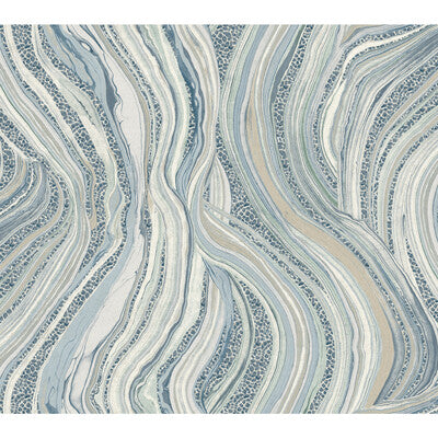 KRAVET DESIGN KRAVET DESIGN PRINT---MODERN BLUE,WHITE,   - W3919.5.0