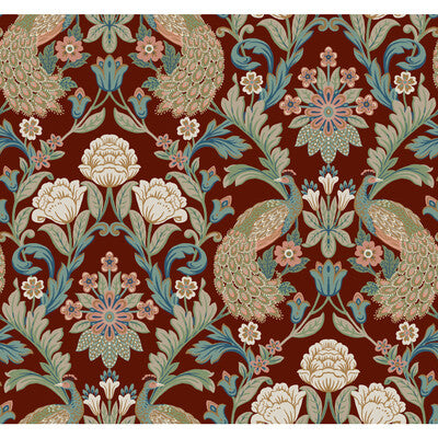 KRAVET DESIGN W3923 PRINT--BOTANICAL & FLORAL-ANIMAL/INSECTS RED,GREEN,   - W3923.319.0