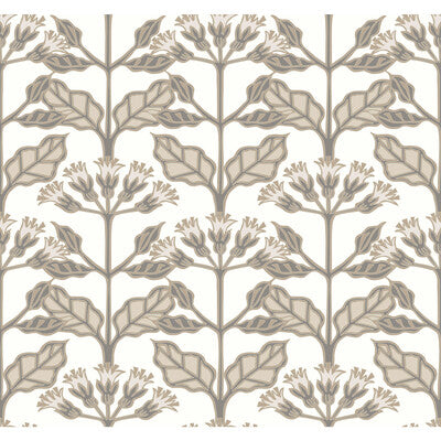 KRAVET DESIGN W3924 PRINT--BOTANICAL & FLORAL- WHITE,GREY,   - W3924.11.0