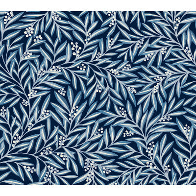 KRAVET DESIGN W3926 PRINT--BOTANICAL & FLORAL- BLUE,WHITE,   - W3926.51.0