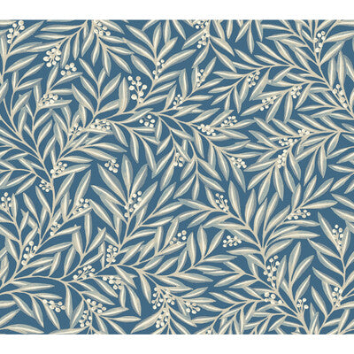 KRAVET DESIGN W3926 PRINT--BOTANICAL & FLORAL- BLUE,BEIGE,   - W3926.516.0