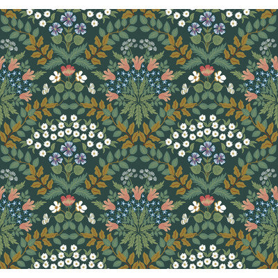 KRAVET DESIGN KRAVET DESIGN PRINT--BOTANICAL & FLORAL-METALLIC GREEN,BEIGE,WHITE   - W3941.34.0