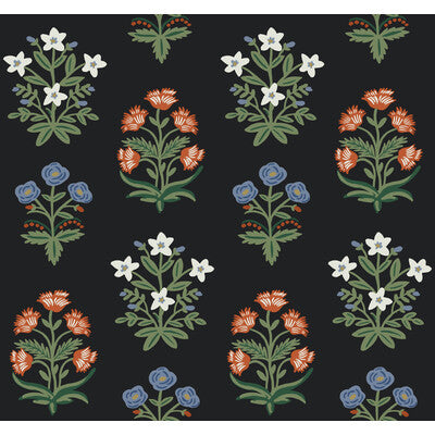 KRAVET DESIGN KRAVET DESIGN PRINT--BOTANICAL & FLORAL-METALLIC BLACK,RED,GREEN   - W3942.819.0