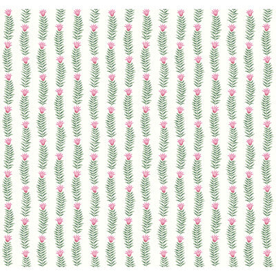 KRAVET DESIGN KRAVET DESIGN PRINT--BOTANICAL & FLORAL-METALLIC GREEN,PINK,WHITE   - W3946.73.0